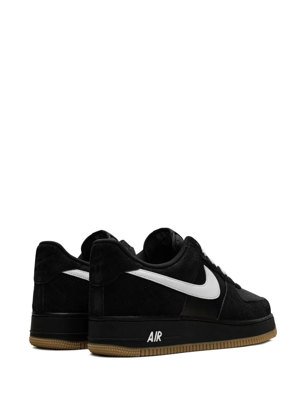 Nike Men Black White Low Top Casual Sneakers