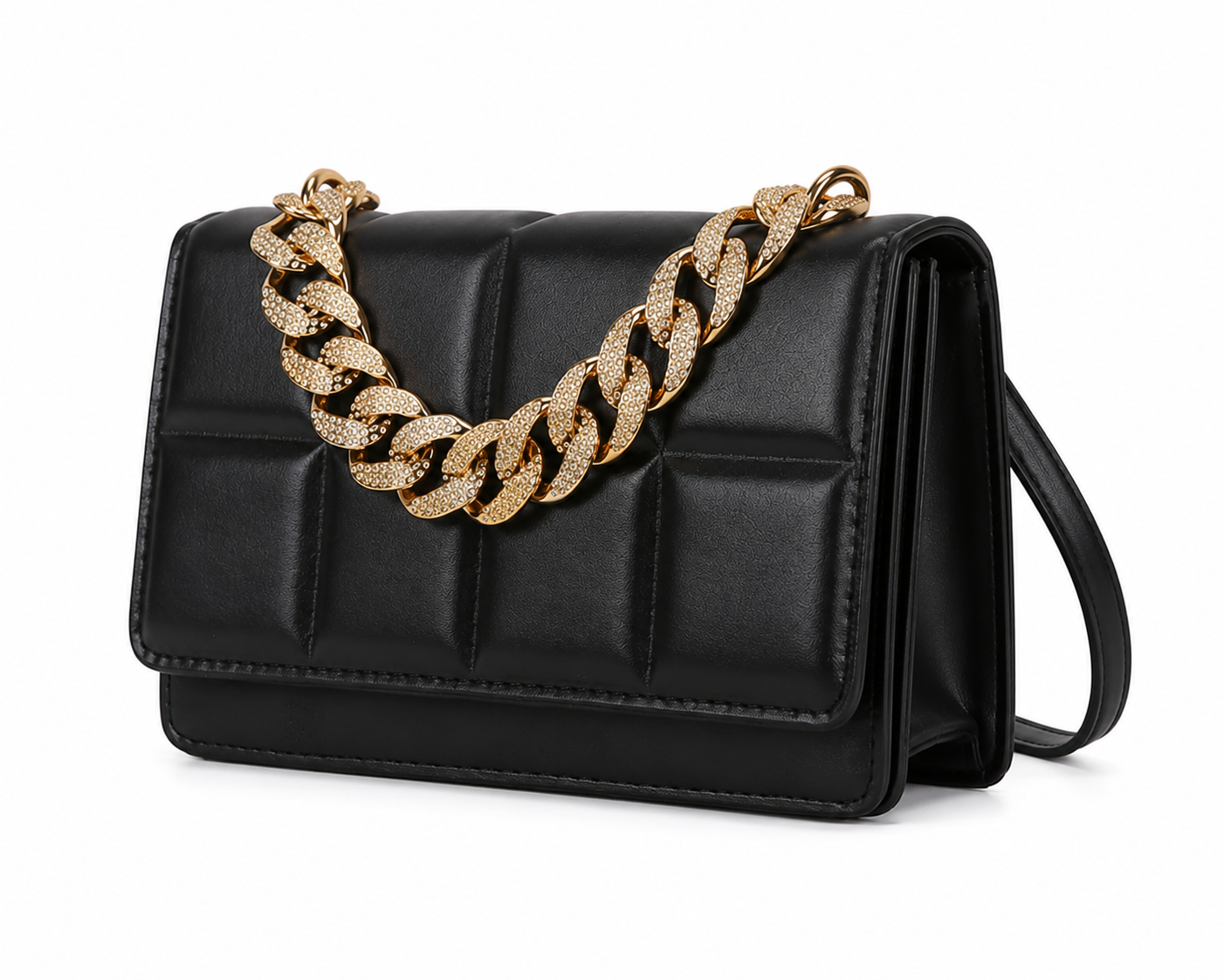 BETTER IT NOW Black Clutch Shoulder Bag