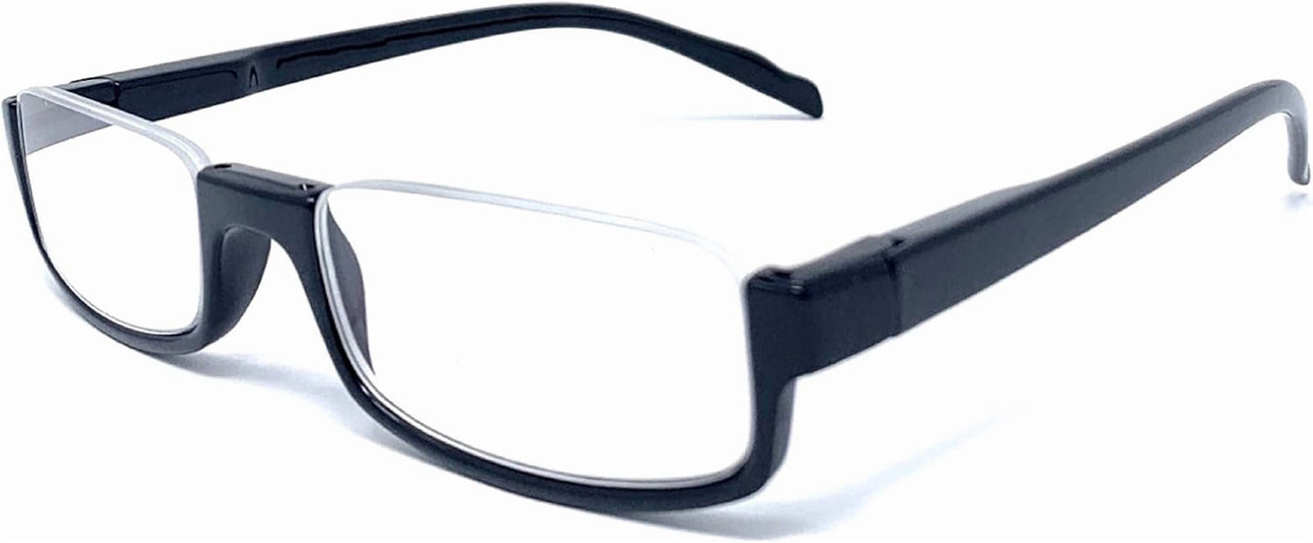 BETTER IT NOW Unisex Half Frame Reading Glasses